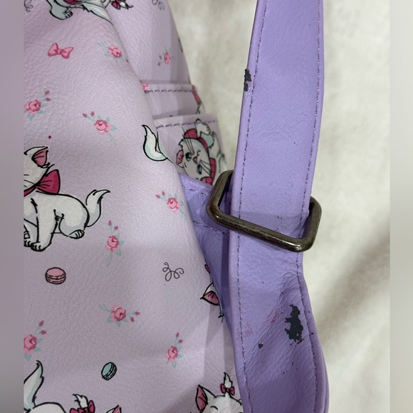 Loungefly Marie Aristocats Purple Mini Backpack - Picture 11 of 11